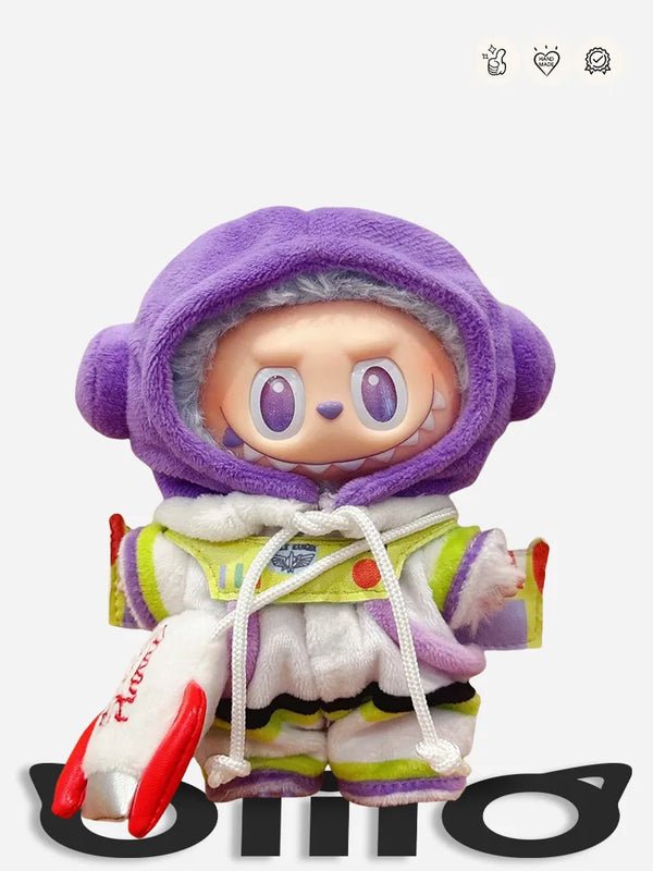 Labubu Clothes Purple Cozy Astronaut - style Outfit