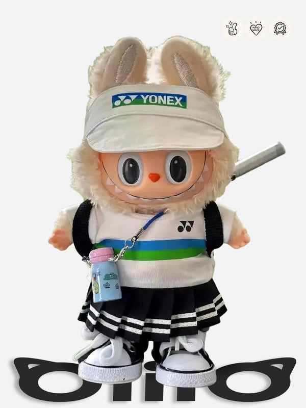 Labubu Clothes Badminton Outfit