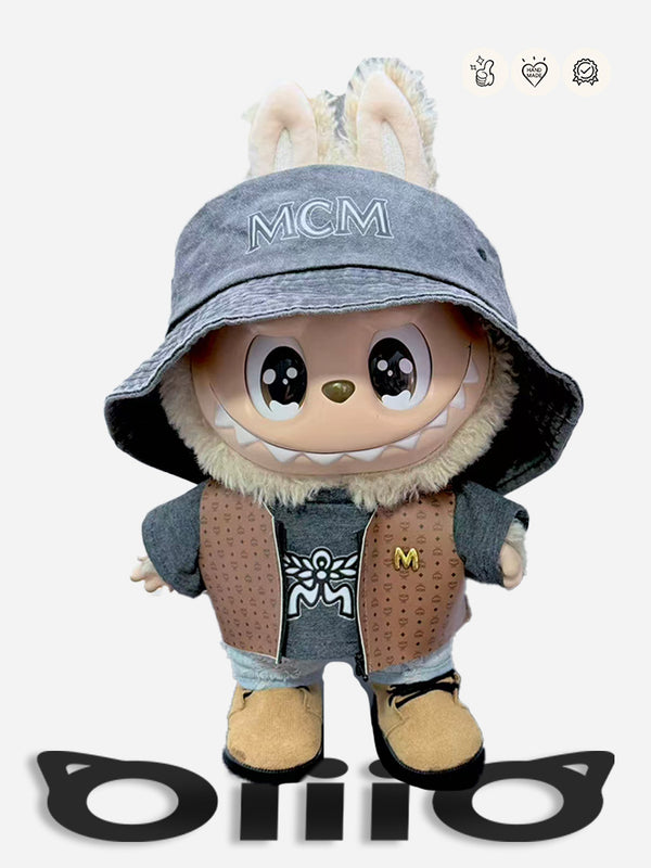 LABUBU CLOTHES M*M Gray Mode