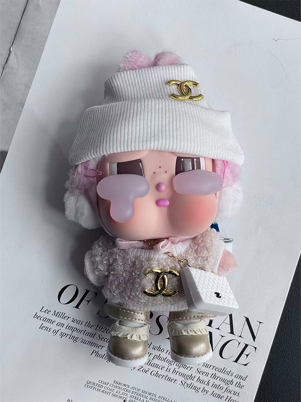 CRYBABY CLOTHES Chan*l White Dress Heart