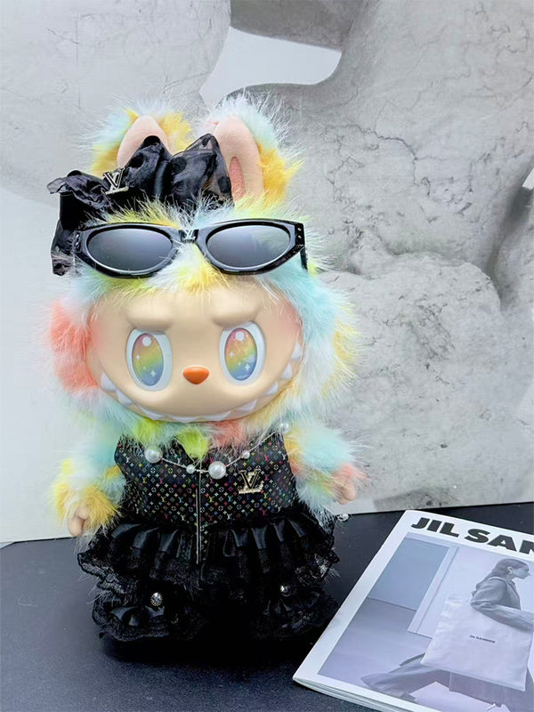 LABUBU CLOTHES Louis V Black Pure