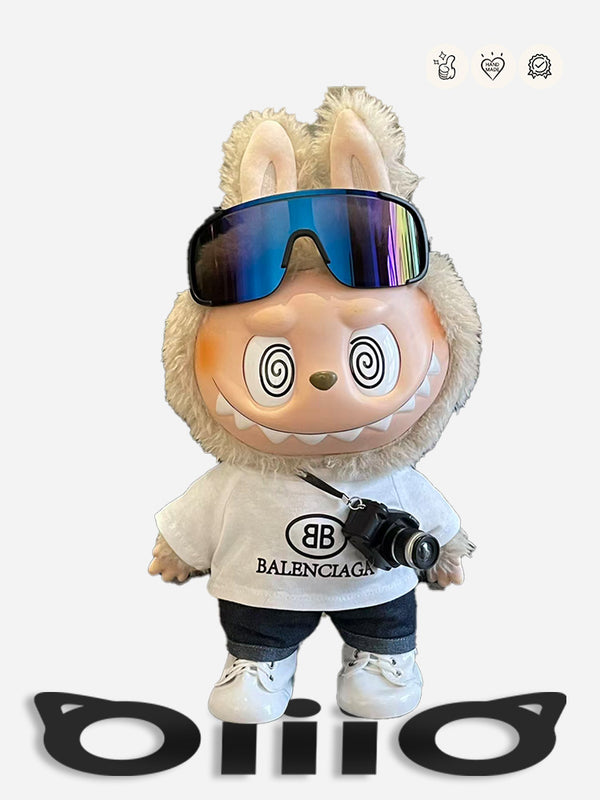 LABUBU CLOTHES Balenci White Pulse